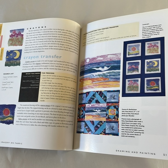 NWT Imagery on Fabric BOOK Jean Ray Laury 1997 Textile Printing Creativity - Picture 14 of 17